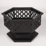 Outdoor BBQ Stove Hex-Shaped Fire Pit