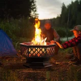 Outdoor BBQ Stove Hex-Shaped Fire Pit