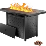 43 Inch Propane Fire Pit Table, 50,000 BTU