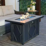 Gas FireTable 42″ Ceramic Tabletop Propane