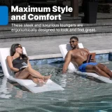 Outdoor Chaise Lounge Chair 19″