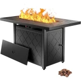 43 Inch Propane Fire Pit Table, 50,000 BTU