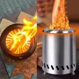 Mini Tabletop Firepit Stainless Steel
