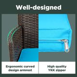 3-Piece Wicker Patio Set