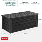 Outdoor Storage Deck Box